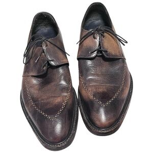Messico Men’s Genuine Brown Leather Derby Shoes 
Size 10.5